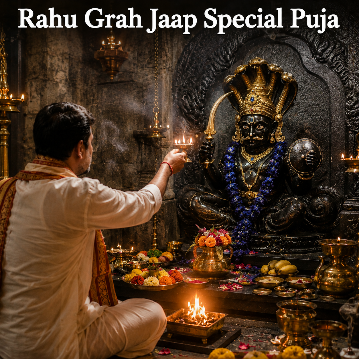 Rahu Grah Jaap Special Puja